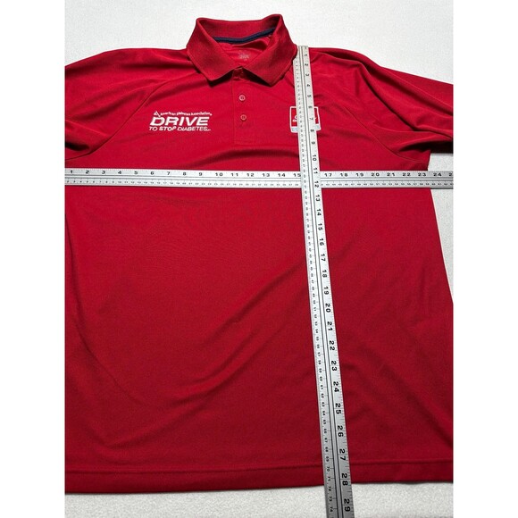 Roush Fenway Racing Ford Performance Lilly Diabetes Drive Polo Shirt Mens Large - Picture 9 of 11